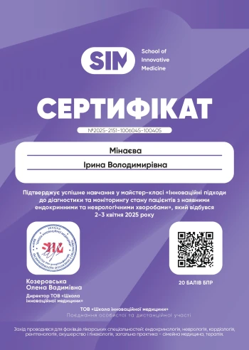 Мінаєва Ірина Володимирівна