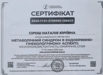 Сірош Наталія Юріївна