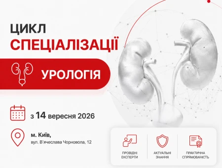 Курс спеціалізації «Урологія».